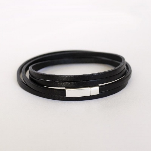 bracelet-cuir-femme-3mm-aimant-noir-010
