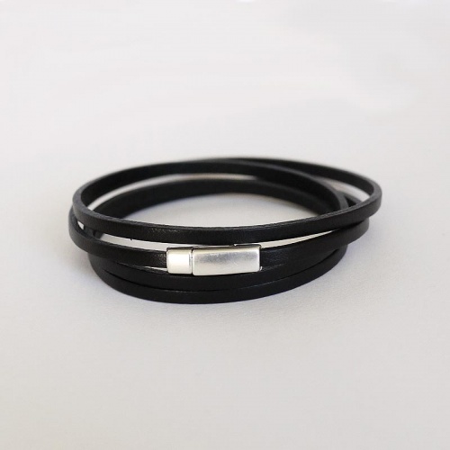 bracelet-cuir-femme-3mm-aimant-noir-011