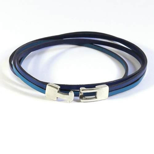bracelet-cuir-femme-bicolore-3trs-3mm-012