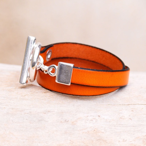 bracelet-cuir-femme-marinero-orange03