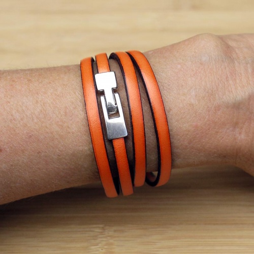 bracelet-cuir-femme-simple-orange-024