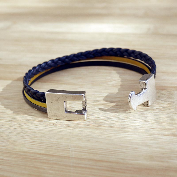 bracelet-cuir-artisanal-homme-3lanieres-marine-013