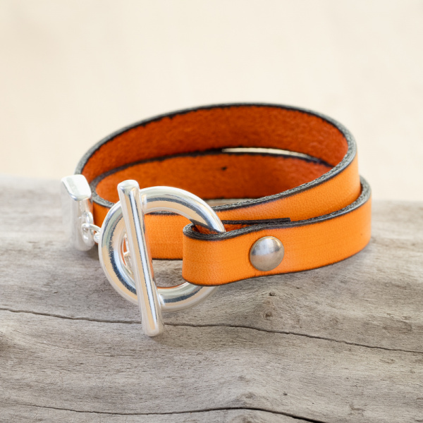 bracelet-cuir-femme-marinero-orange01