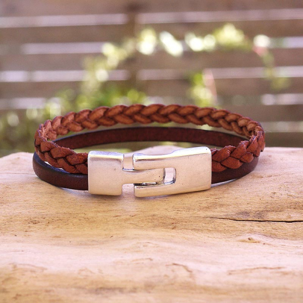 bracelet-cuir-homme-tresse-marron-010