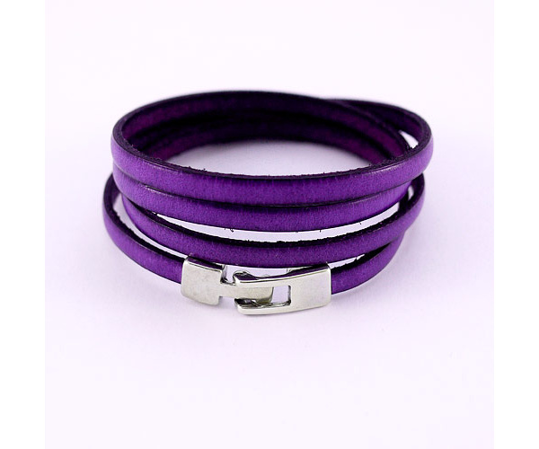 braceletcuir-simple4tviolet1