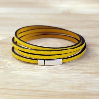 bracelet-cuir-femme-3mm-jaune-012