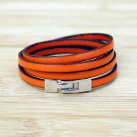 bracelet-cuir-femme-simple-orange-022