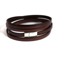 bracelet-cuir-homme-5mm-marron-4trs-aimant-011