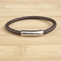 bracelet-cuir-homme-tresse-simple-inox-marron-010