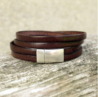 bracelet-cuir-homme-artisanal-2lanires-aimant-marron-010