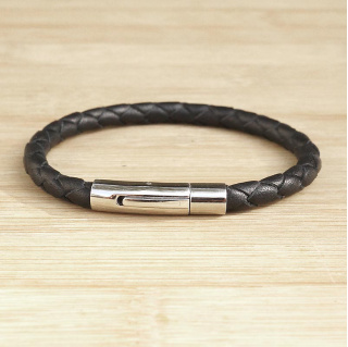 bracelet-cuir-homme-tresse-simple-inox-noir-013