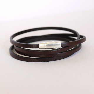 bracelet-cuir-femme-3mm-aimant-marron-010