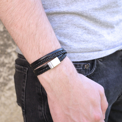 bracelet-cuir-homme-tresse-noir-arthur-05